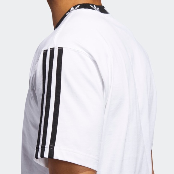 NWOT adidas x UO Trefoil Ribbed Collar Tee - Picture 4 of 13
